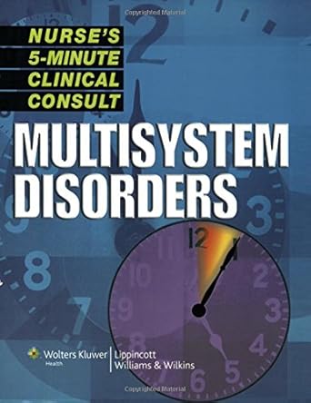 multisystem disorders 1st edition lippincott williams wilkins 1582556989, 978-1582556987