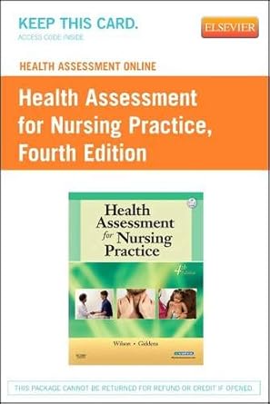 health assessment online for health assessment for nursing practice version 2 1st edition susan fickertt