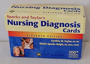 nursing diagnosis cards 1st edition sheila m sparks rn dnsc cs ,cynthia m taylor rn ms 1582558949,