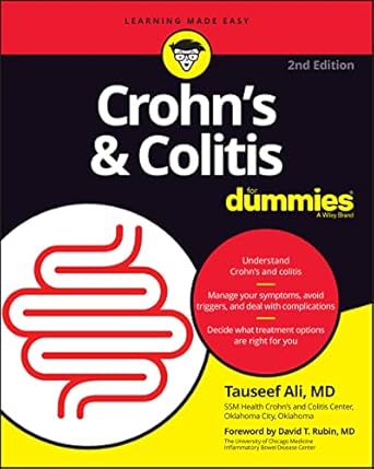 crohns and colitis for dummies 1st edition tauseef ali ,david t rubin 1119875773, 978-1119875772