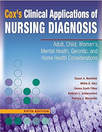 clinical applications of nursing diagnosis adult child womens psychiatric gerontic and home health