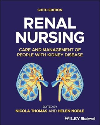 renal nursing care and management of people with kidney disease 1st edition nicola thomas ,helen noble