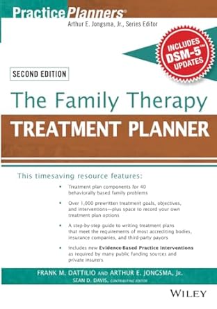 the family therapy treatment planner with dsm 5 updates 1st edition frank m dattilio ,david j berghuis ,sean