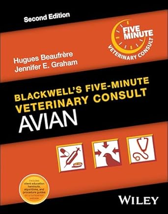 blackwells five minute veterinary consult avian 1st edition hugues beaufrere ,jennifer e graham 1119870577,