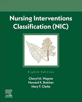 nursing interventions classification 1st edition cheryl m wagner rn phd mba/msn ,howard k butcher rn phd