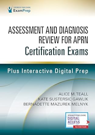 assessment and diagnosis review for advanced practice nursing certification exams nurse practitioner review