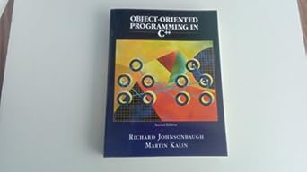 object oriented programming in c++ 1st edition richard johnsonbaugh ,martin kalin 0130158852, 978-0130158857