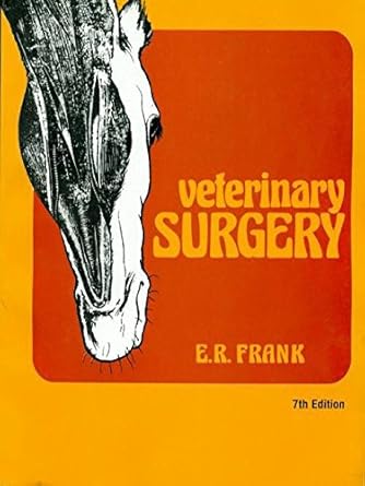 veterinary surgery 1st edition e r frank 8123914431, 978-8123914435
