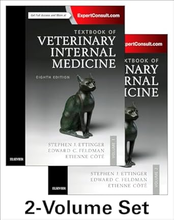 textbook of veterinary internal medicine expert consult 8e 1st edition stephen j ettinger dvm dacvim ,edward