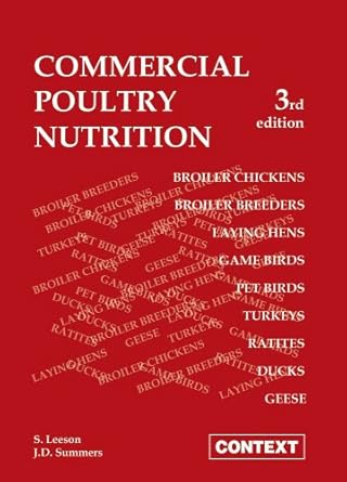 commercial poultry nutrition 1st edition s leeson ,j d summers 1899043381, 978-1899043385