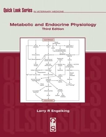 metabolic and endocrine physiology 1st edition larry engelking 159161046x, 978-1591610465