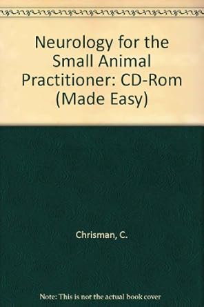 neurology for the small animal practitioner 1st edition cheryl l chrisman 1893441830, 978-1893441835