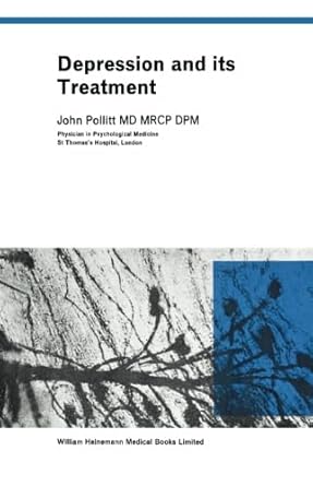 depression and its treatment 1st edition john pollitt 1483254895, 978-1483254890
