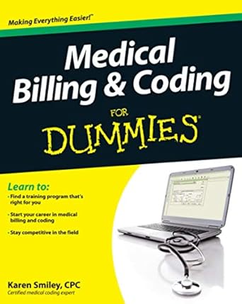 medical billing coding for dummies 1st edition cpc karen smiley 111802172x, 978-1118021729