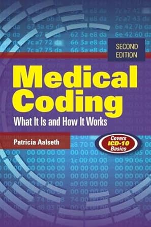 medical coding what it is and how it works 1st edition patricia aalseth 1284054578,