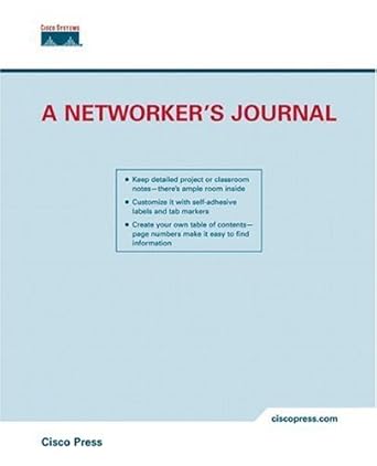a networkers journal 1st edition cisco press 1587131587, 978-1587131585