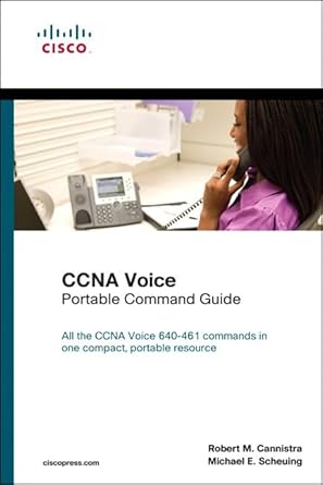 ccna voice portable command guide 1st edition robert m cannistra ,michael scheuing 1587204428, 978-1587204425