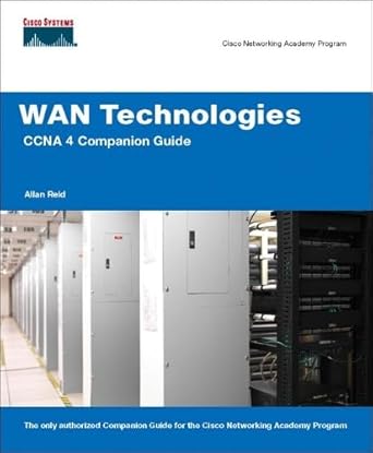 wan technologies ccna 4 companion guide 1st edition allan reid 1587131722, 978-1587131721