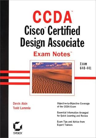 ccda cisco certified design associate exam notes exam 640 441 1st edition todd lammle ,devin akin 0782127762,