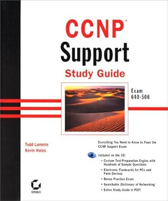 ccnp support study guide exam 640 506 1st edition todd lammle ,kevin hales 0782127134, 978-0782127133