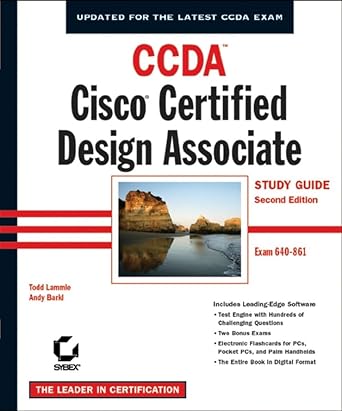 ccda cisco certified design associate study guide 1st edition todd lammle ,andy barkl 0782142001,
