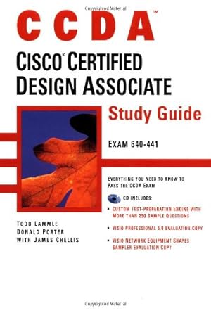 ccda cisco certified design associate study guide 1st edition don porter 0782125344, 978-0782125344
