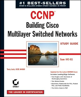 ccnp building cisco multilayer switched networks study guide 1st edition terry jack 078214294x, 978-0782142945