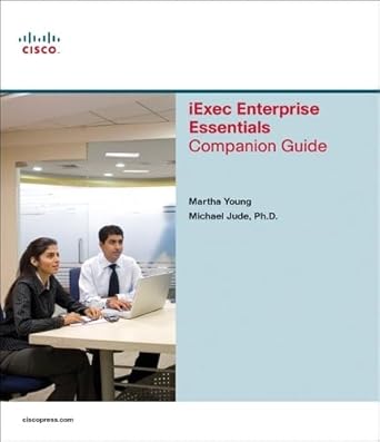 iexec enterprise essentials companion guide 1st edition martha young ,michael jude 1587132192, 978-1587132193