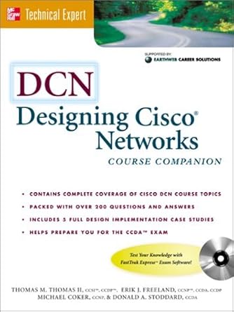 dcn designing cisco networks 1st edition thomas m thomas ii ,erik j freeland ,gaurav sabharwal ,m thomas