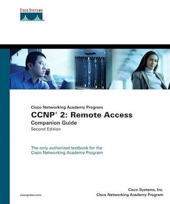 ccnp 2 remote access companion guide 1st edition inc cisco systems ,inc academic business consultants