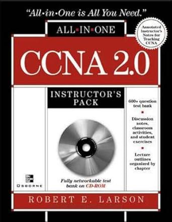 ccna 2 0 all in one instructors pack 1st edition robert larson 0072193719, 978-0072193718