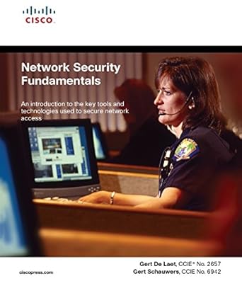 network security fundamentals 1st edition gert delaet / gert schauwers delaet / schauwers 1587051672,