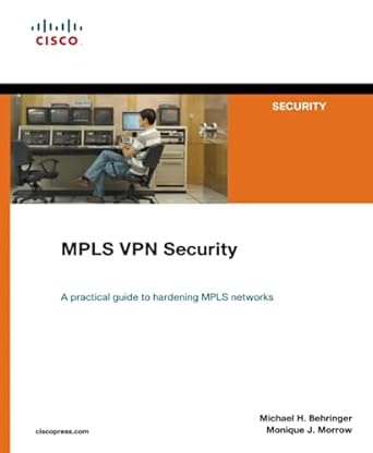 mpls vpn security 1st edition michael h behringer ,monique morrow 1587051834, 978-1587051838