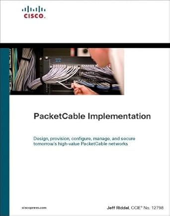 packetcable implementation 1st edition jeff riddel 1587051818, 978-1587051814