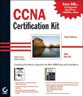 ccna certification kit 1st edition todd lammle ,william tedder 0782143156, 978-0782143157