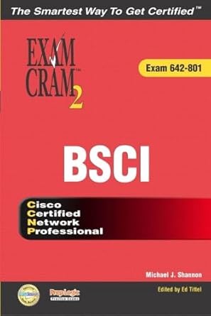 ccnp bsci exam cram 2 exam cram 642 801 exam 642 801 1st edition lanwrights inc 0789730170, 978-0789730176