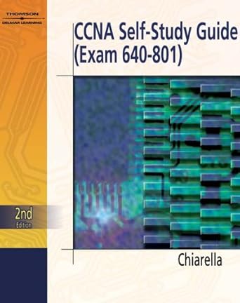 ccna self study guide routing and switching exam 640 801 1st edition anthony v chiarella 1418005746,