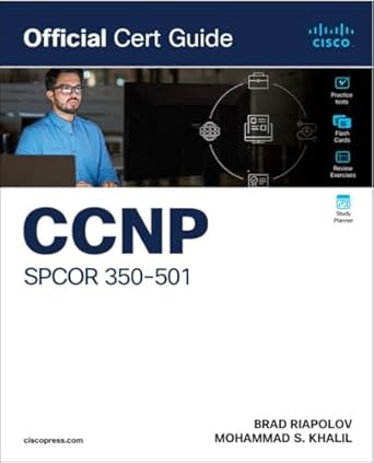 ccnp spcor 350 501 official cert guide 1st edition brad riapolov ,mohammad said khalil 0135324807,