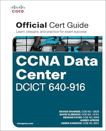 ccna data center dcict 640 916 official cert guide 1st edition navaid shamsee ,david klebanov ,hesham fayed