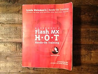 macromedia flash mx hands on training with cd/rom 1st edition kymberlee weil 0321112725, 978-0321112729