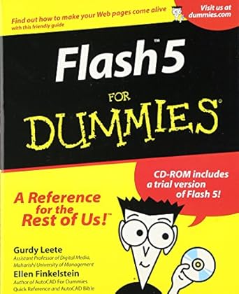 flash 5 for dummies 1st edition gurdy leete ,ellen finkelstein 0764507362, 978-0764507366