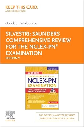 saunders comprehensive review for the nclex pn examination elsevier ebook on vitalsource saunders