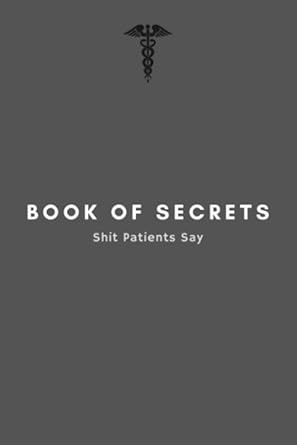nurse practitioner notebook book of secrets shit patients say funny np gifts idea journal for registered