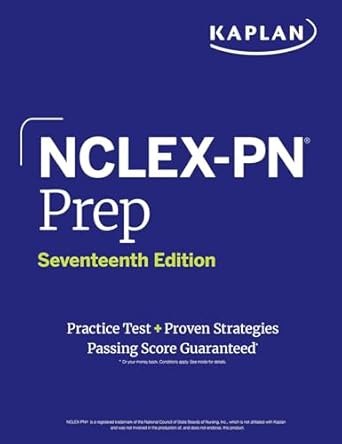 nclex pn prep   includes 1 full length practice test + proven strategies 1st edition kaplan nursing