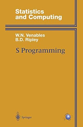 s programming 1st edition william venables ,b d ripley 0387989668, 978-0387989662