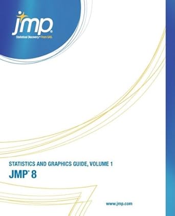 jmp 8 statistics and graphics guide 1st edition sas institute 1599949237, 978-1599949239