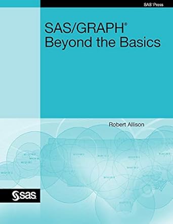 sas/graph beyond the basics 1st edition robert allison ph d 1607649896, 978-1607649892