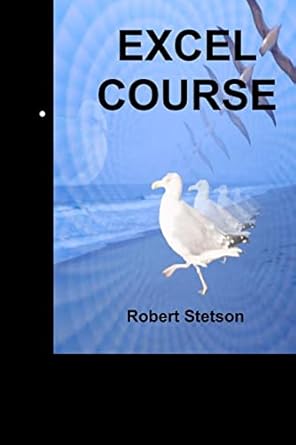 excel course 1st edition robert stetson 1482308444, 978-1482308440