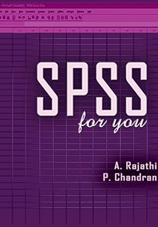 spss for you 1st edition a rajathi ,p chandran 818094090x, 978-8180940903