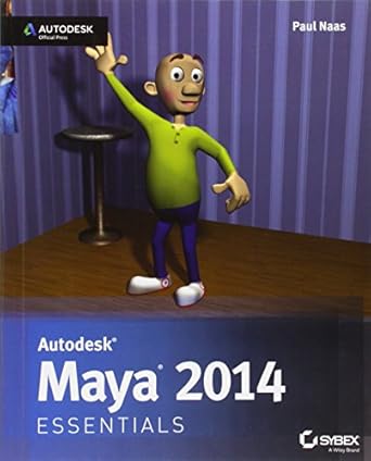 autodesk maya 2014 essentials autodesk official press 1st edition paul naas 1118575075, 978-1118575079